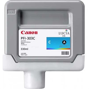 Canon PFI-303 C Ciano - Cartuccia d'inchiostro da 330 ml